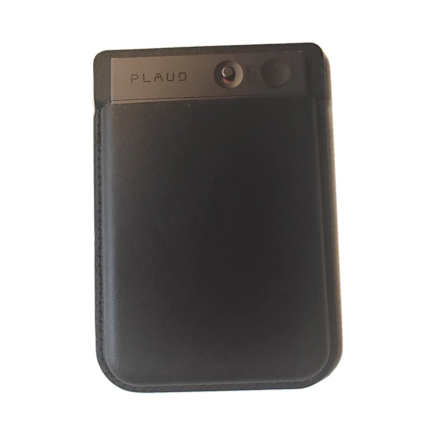 Mi Plaud Note dentro de su funda magnética