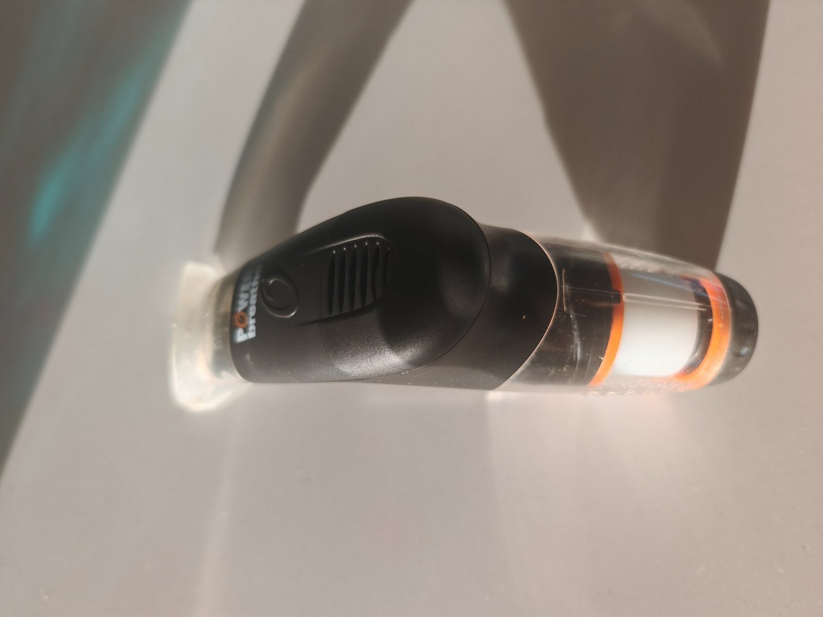 Mi POWERBREATHE Plus visto desde el lado de la boquilla